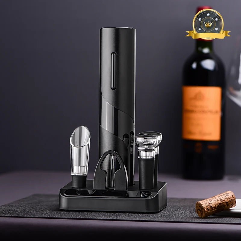 Electric Wine Opener Automatic Corkscrew Wine Openers Battery Bottle Opener Foil Cutter Kitchen Bar Can Opener - Masterpiece With Love