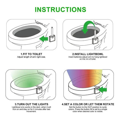 Toilet Night Light - Masterpiece With Love